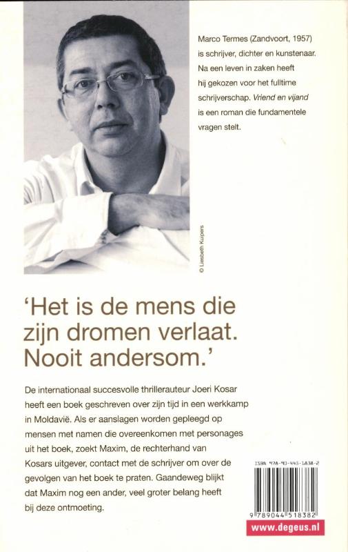 Vriend en vijand achterkant