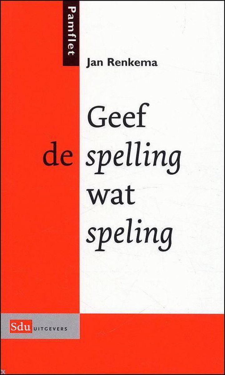 Geef De Spelling Wat Speling