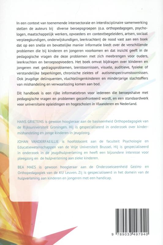 Handboek Orthoped.hulpverlening 1 Een Orthopedagogisch Perspectief Op ...