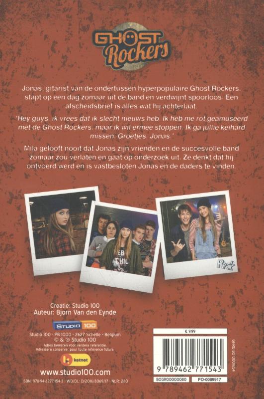Boek Ghost Rockers S2D1 zwarte oog (9%) (BOGR00000080) achterkant