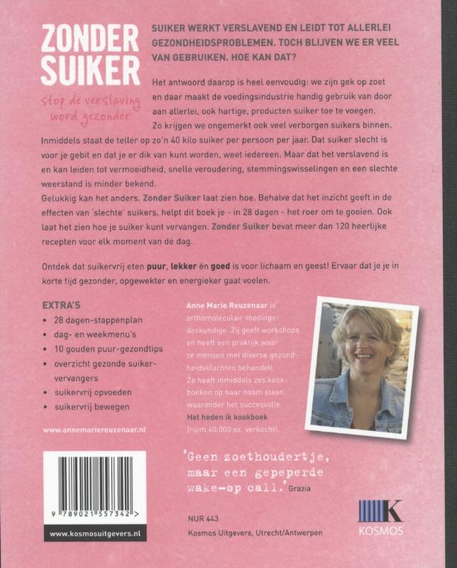 Zonder suiker achterkant