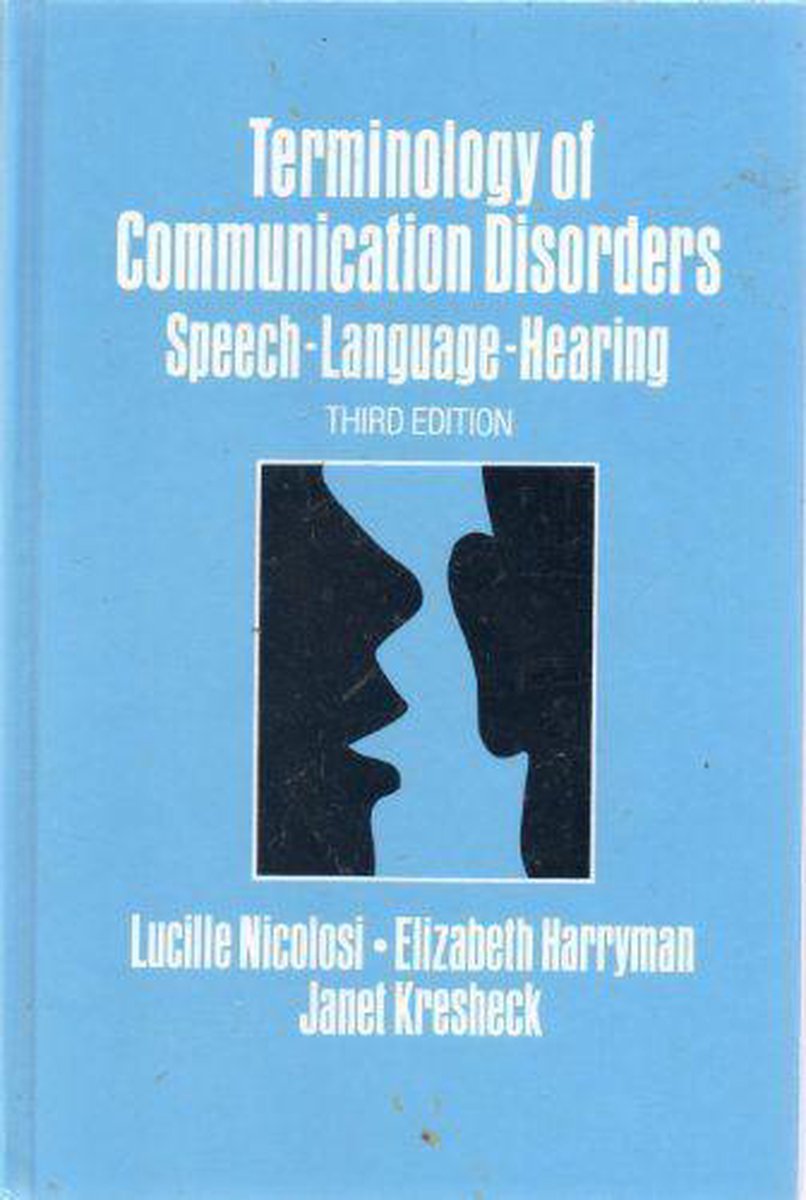 Terminology of Communication Disorders