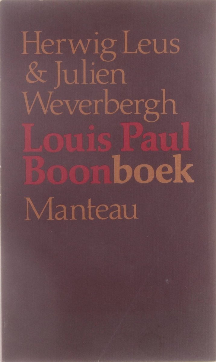 Louis paul boonboek - Leus