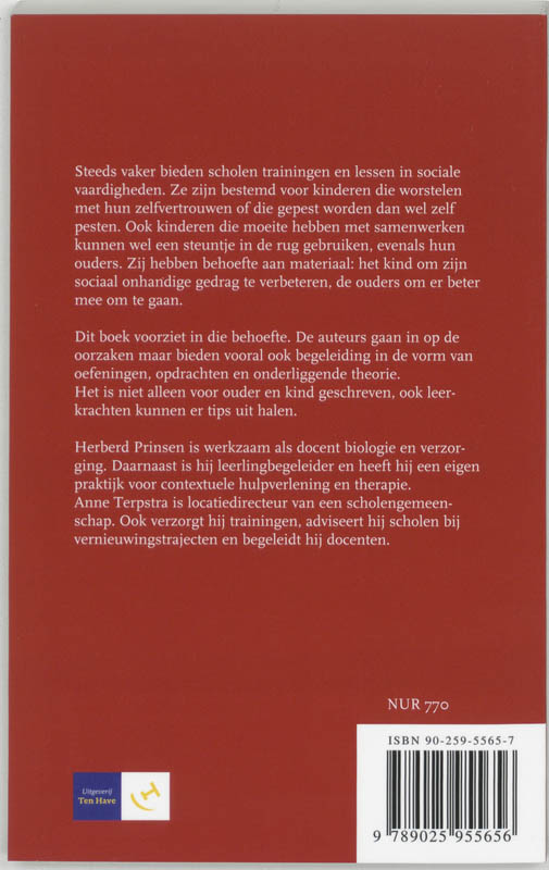 Sociaal Vaardig achterkant