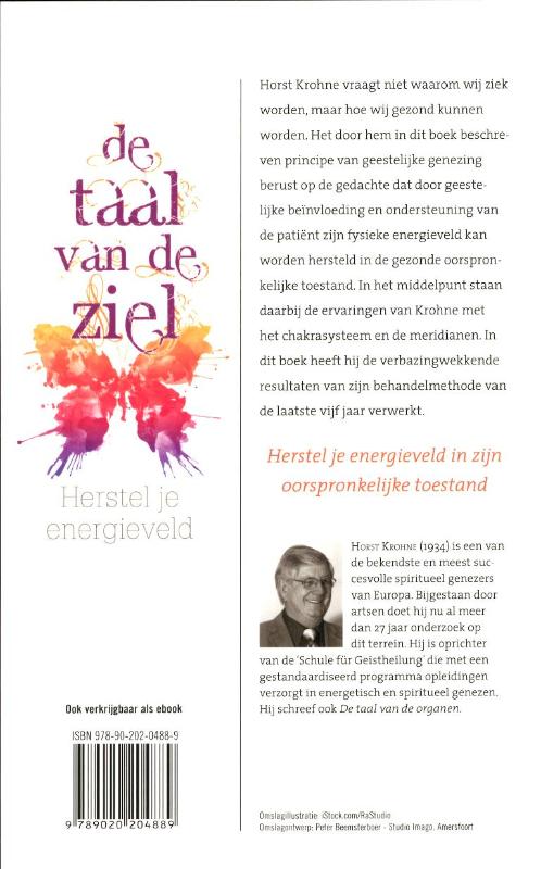De taal van de ziel achterkant