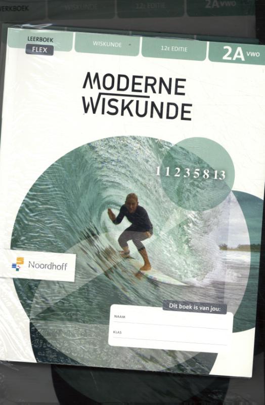 Moderne Wiskunde Vwo 2a Wiskunde Flex Leerboek | Tweedehands | BoekenBalie